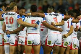 St George Illawarra Dragons are seeking redemption after the Roosters' Anzac Day hammering. The two sides meet at Allianz Stadium next Sunday, July 7. Picture by Adam McLean