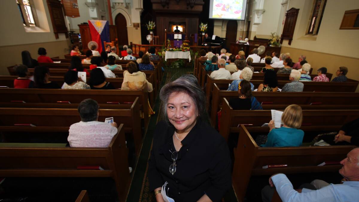 KEEPING THE FAITH: Illawarra Filipino & Multicultural Women’s Group president Remi Macina was the guest speaker at the World Day of Prayer. Picture: Robert Peet