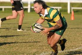 File photo of Mark Brandon, who scored 46 points in Shoalhaven's 89-6 win over Tech Waratahs on Saturday, June 15, 2024. Picture by Sylvia Liber