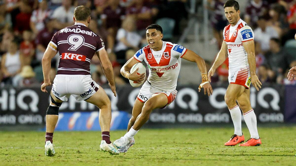 St George Illawarra Dragons fullback Tyrell Sloan has signed a two-year extension with the club. Picture by Anna Warr