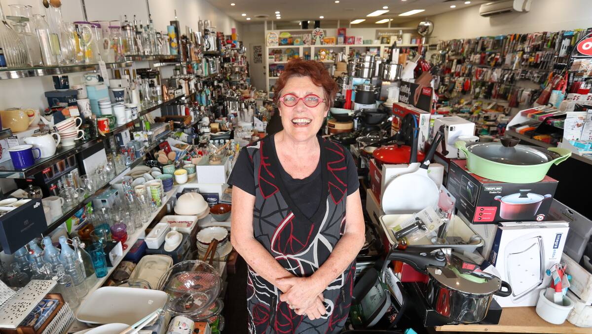 FOR SALE: Libby Gentle is attempting to sell her kitchenware business in Thirroul via Gumtree. She listed it on the classified advertisement website on Boxing Day. Picture: Adam McLean