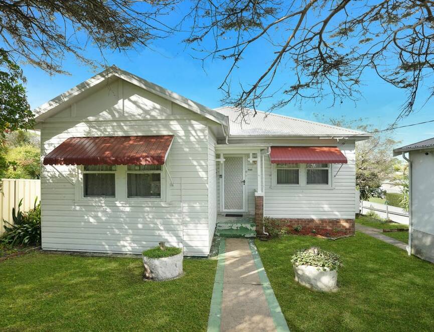 4 Hixson Street, Port Kembla is scheduled for auction on Saturday. The three-bedroom house sits on a large 866 square metre block. 