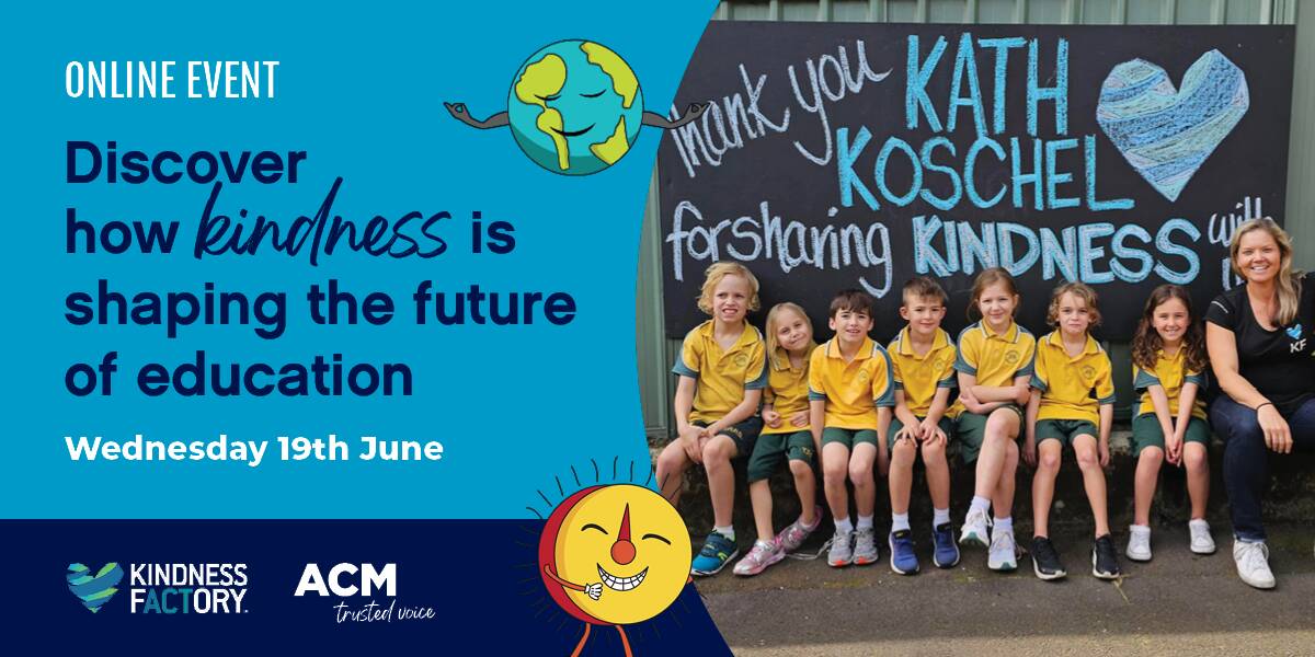 Join Kindness Factory and ACM to learn more about resources available to schools to help teach kindness. 