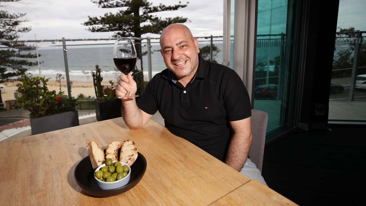 Andrea Rubbo pictured at his North Wollongong restaurant in December 2020. 