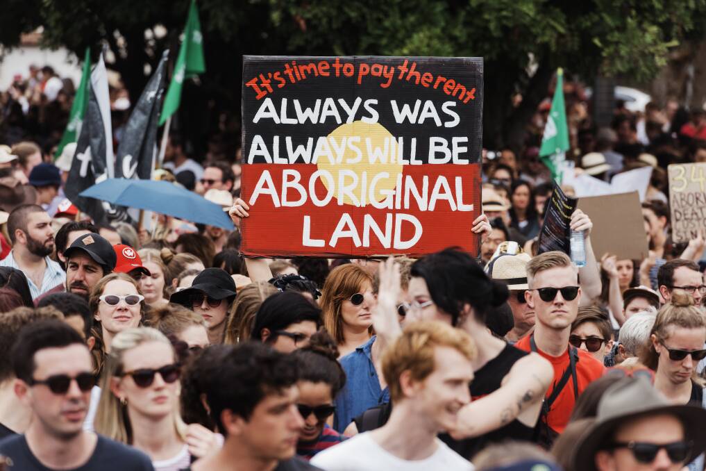 Invasion Day rally draws thousands of protesters 'Always will be
