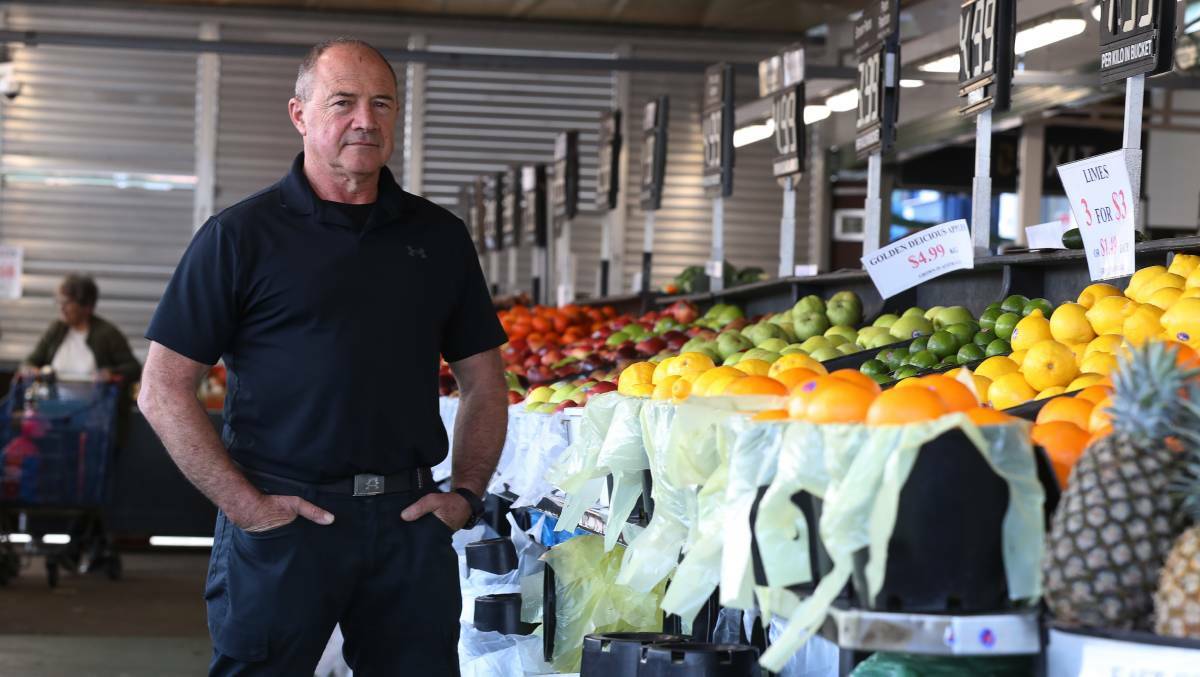 Leisure Coast Fruit Market and Deli co-owner Michael Braidotti pictured in September last year. 