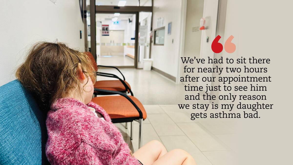 Sick children are waiting hours in the rare GP surgeries that still offer bulk-billed visits. 