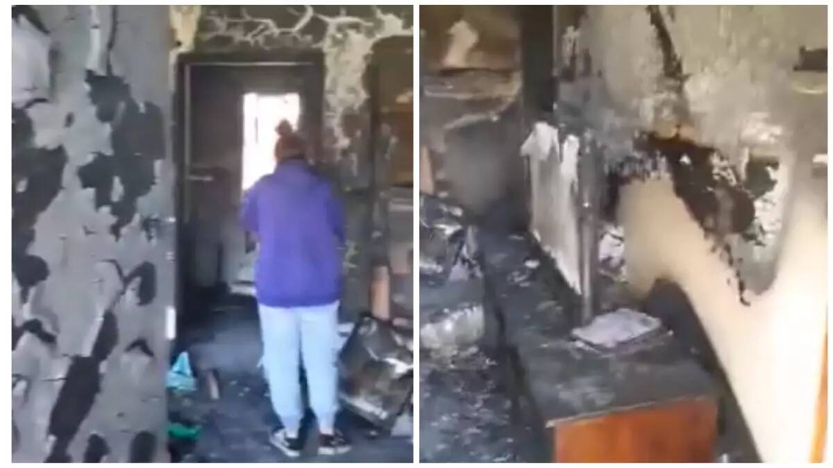 A Warilla single mum-of-four lost everything when her social housing home burnt down in an electrical fire. 