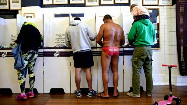The AEC said it expected a record proportion of Australians would be enrolled to vote. Photo: Edwina Pickles
