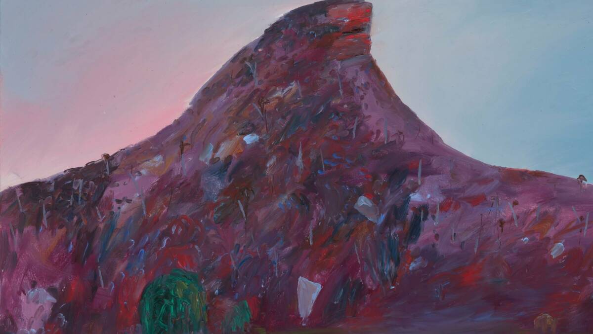 Pulpit Rock and Willow Tree, 1984 oil on canvas, part of Arthur Boyd's commissioned suite of paintings.
