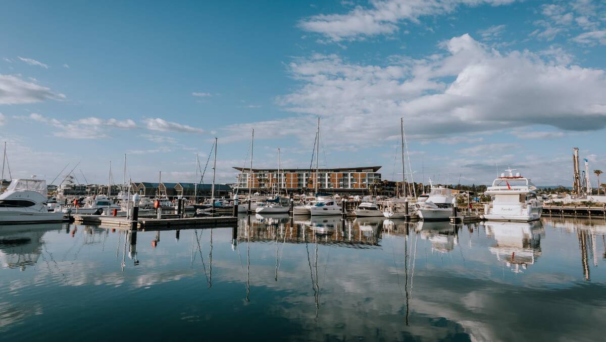 A supplied image of the Shellharbour Marina.