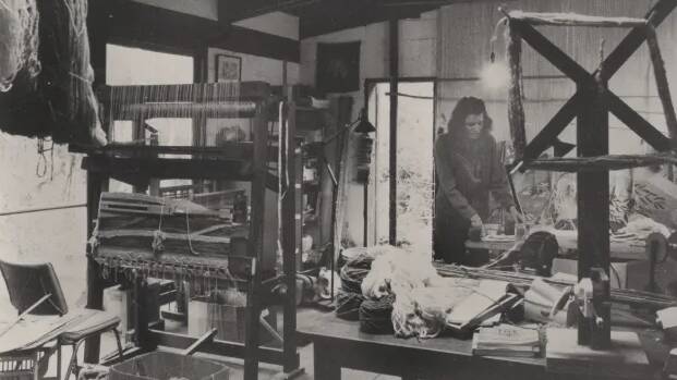 Diana Wood Conroy's Bellingen studio in 1984.
