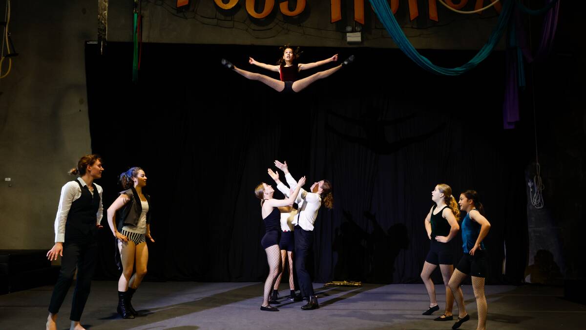Circus Monoxide's youth troupe bring cabaret act Spring Odyssey to the stage. 