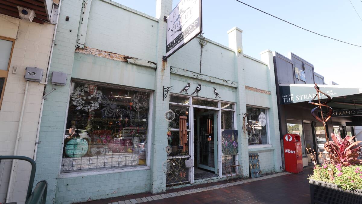 Victoria Street Restorations shopfront on the Princes Highway in Bulli. Picture by Robert Peet 