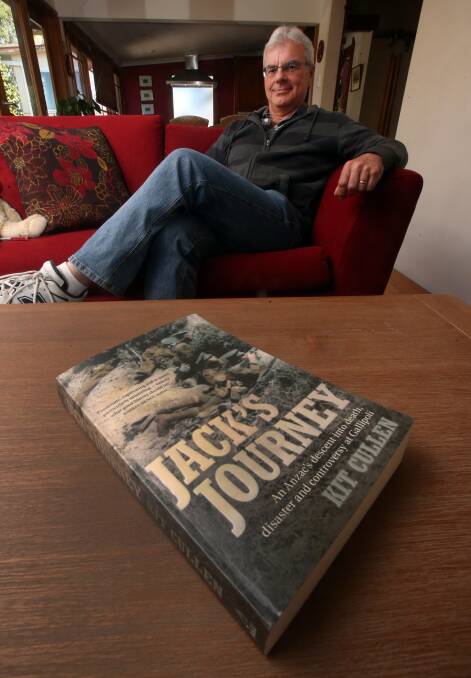Wollongong author Kit Cullen will speak about his book Jack’s Journey at The Friends of the Wollongong City Library lunch on April 23. Picture: ROBERT PEET