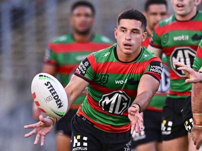 Peter Mamouzelos (pic) can be South Sydney's long-term No.9, departing club great Damien Cook says. (James Gourley/AAP PHOTOS)