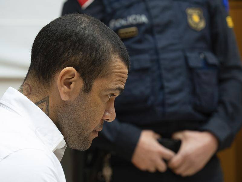 Brazilian soccer star Dani Alves was sentenced to four-and-a-half years in jail for sexual assault. (AP PHOTO)