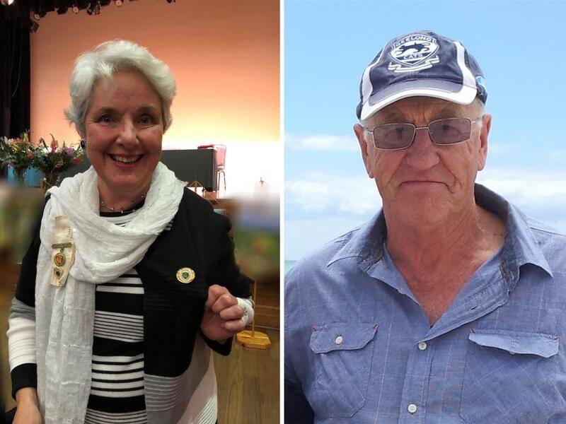 A trial has been told about bone fragments belonging to Russell Hill and Carol Clay being found. (HANDOUT/VICTORIA POLICE)