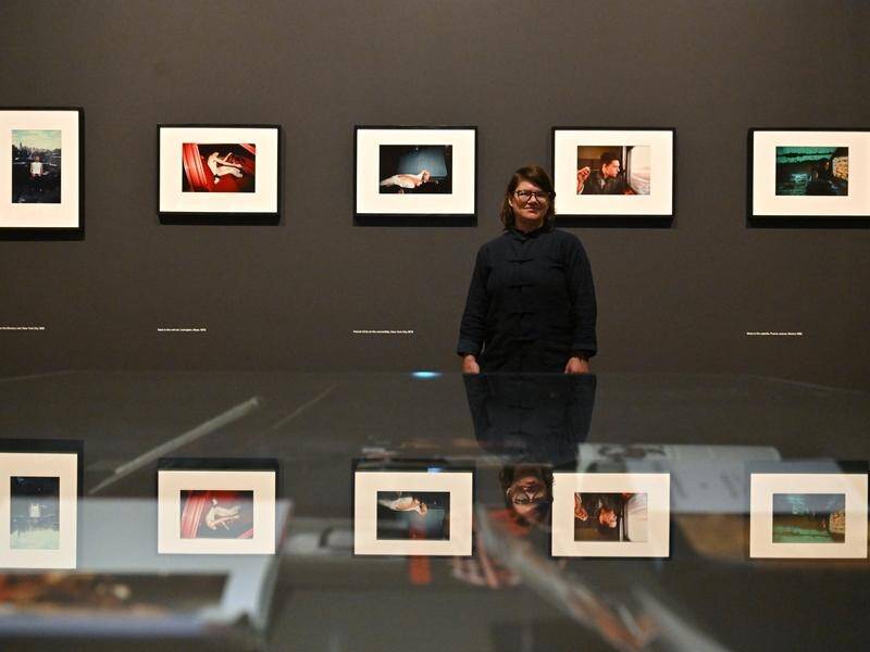 NGA curator Anne O'Hehir says everyone is now trying to take photos like artist Nan Goldin. (Mick Tsikas/AAP PHOTOS)
