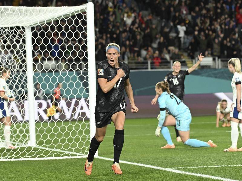 Hannah Wilkinson's goal gave New Zealand a memorable 1-0 win over Norway in the Women's World Cup. (AP PHOTO)