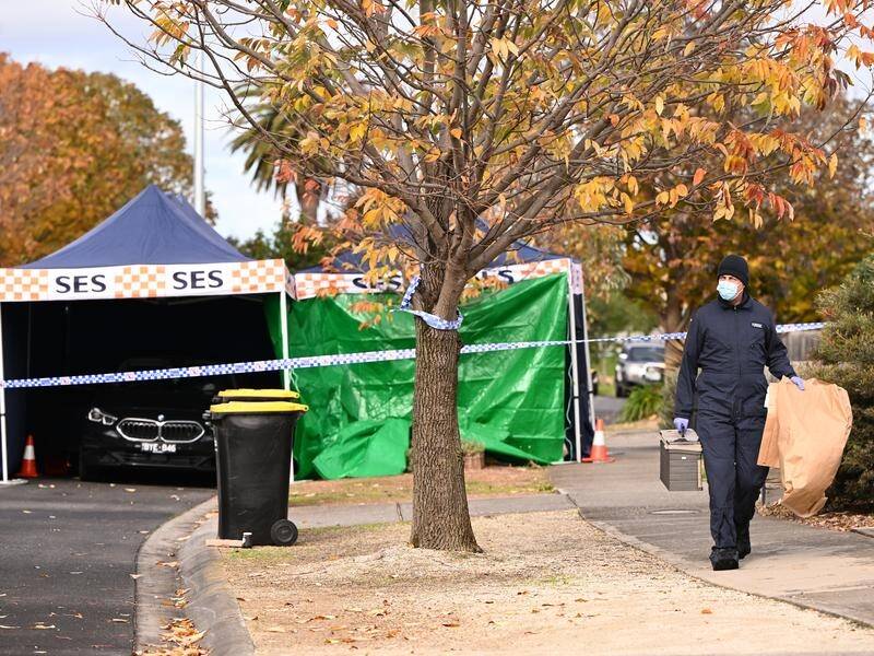 Police say the fatal shooting of a man in the Melbourne suburb of Taylors Hill was not a random act. (Joel Carrett/AAP PHOTOS)