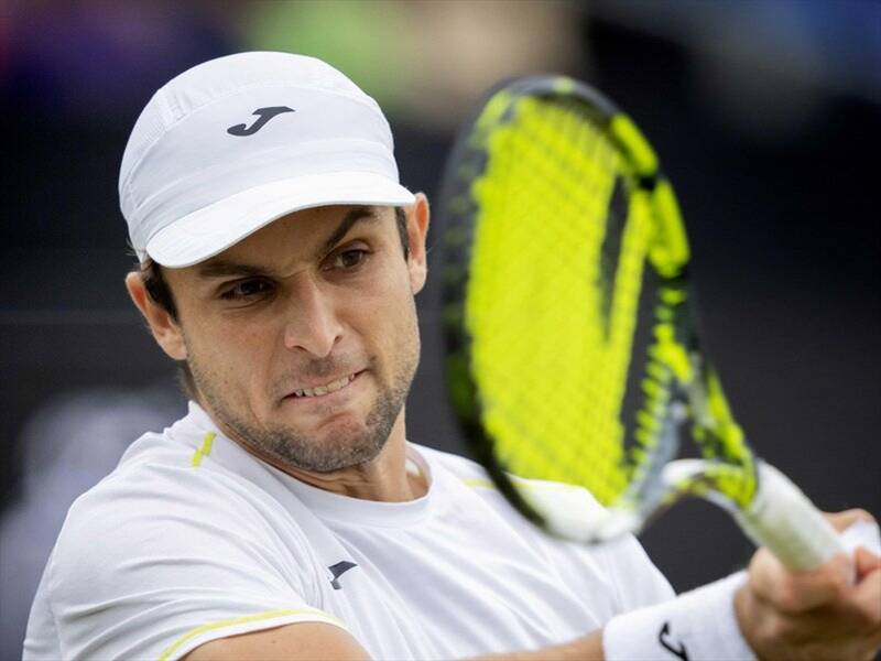 Aleksandar Vukic has earned a Wimbledon showcourt date with defending champ Carlos Alcaraz. (EPA PHOTO)