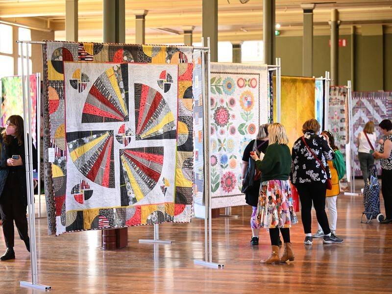 The annual Australasian Quilt Convention brings hobbyists, enthusiasts and professionals together. (JAMES ROSS)