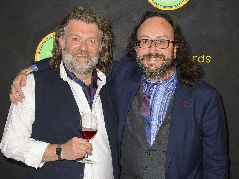 The Hairy Bikers TV duo Dave Myers (R) and Si King (L) combined motorbike travel and cooking. (AP PHOTO)