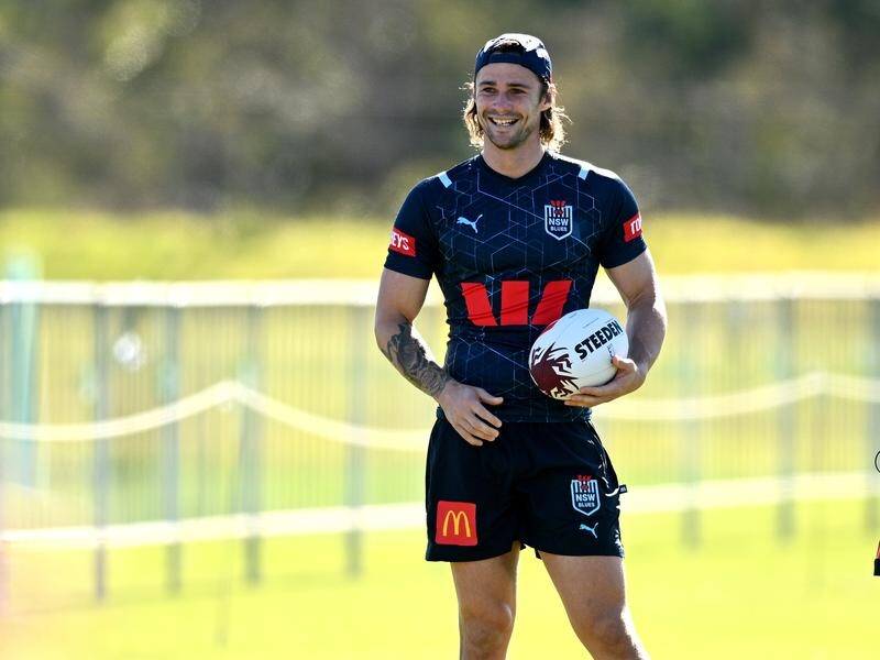 Nicho Hynes is firming to play for NSW in State of Origin I against Queensland on June 5. (Dan Himbrechts/AAP PHOTOS)