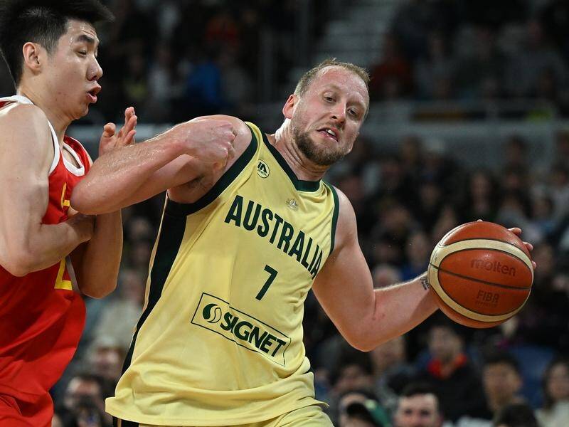 Joe Ingles hopes he is heading for the Olympics in Paris, but is definitely bound for Minnesota. (James Ross/AAP PHOTOS)