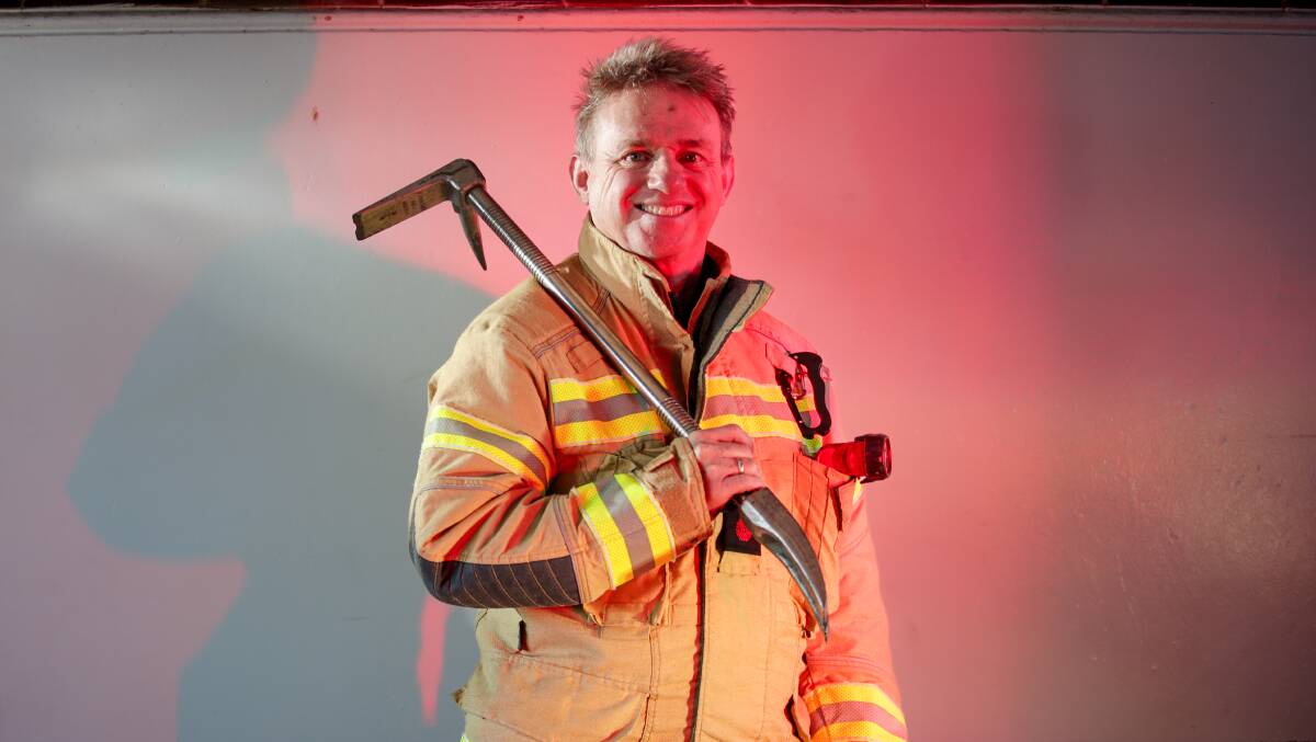 Fire and Rescue NSW Corrimal Captain Paul Dorin. Picture by Adam McLean