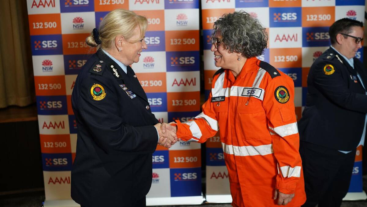 Medal recipients from SES Shellharbour and Kiama units on Wednesday, June 19, 2024. Pictures by SES