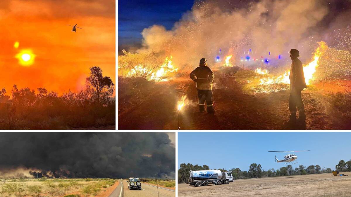 Illawarra firefighters have been on deployment to northern NSW and the Northern Territory in recent weeks. Pictures by Stanwell Park RFS, Otford RFS
