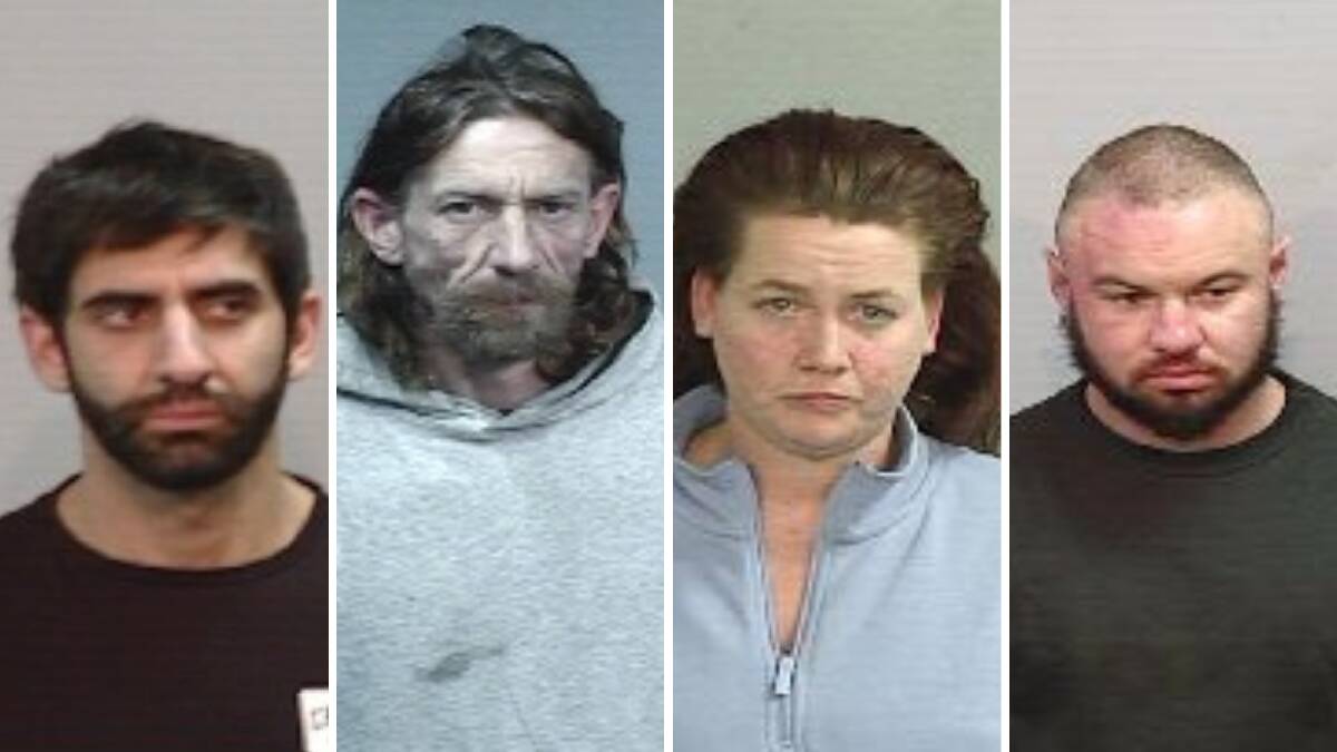 Ozan Yucel, Tyson Prijt, Nerida Grantham and Jake Sarakatsianos are wanted by police for alleged domestic violence offences. Pictures by NSW Police 