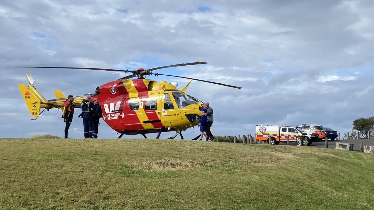 A chance meeting for emergency services personnel at Hill 60 resulted in the very quick rescue of stricken paddleboards on Friday. Pictures supplied