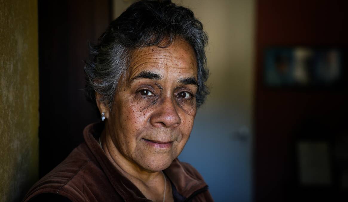 Elder Aunty Lindy Lawler survived her childhood trauma, but it's left scars that she still carries today. Picture by Wesley Lonergan