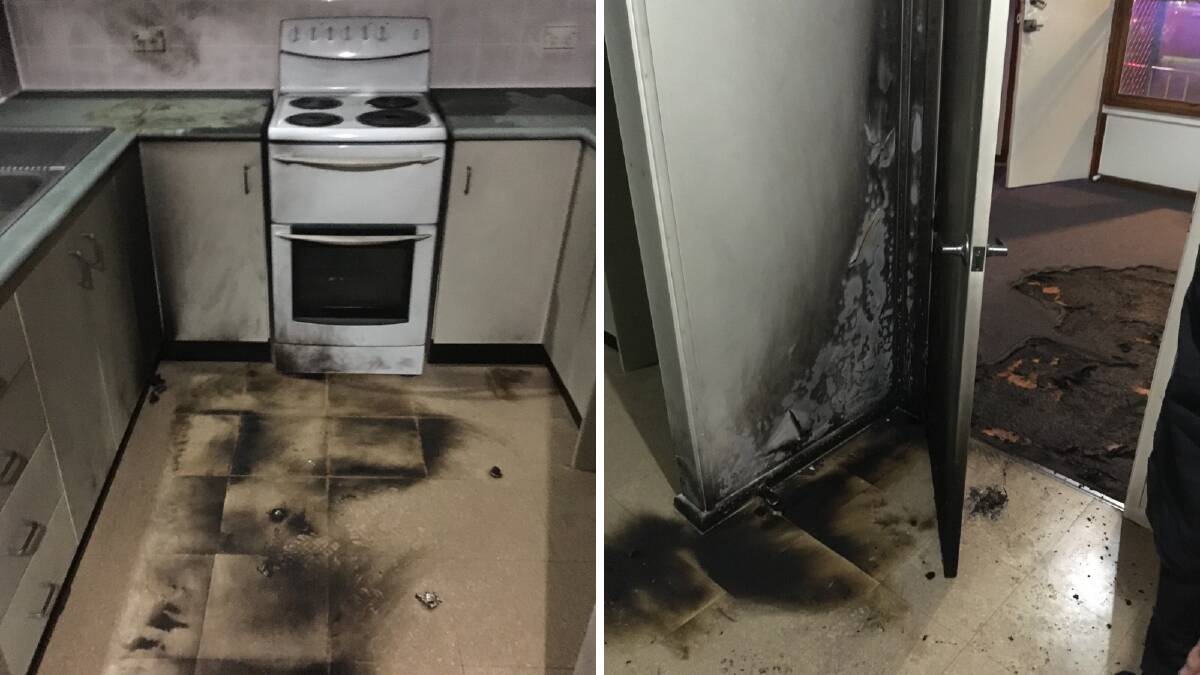 Two homes in Warilla, including the one pictured in Trumper Street, have been damaged by fire in recent days. Pictures supplied