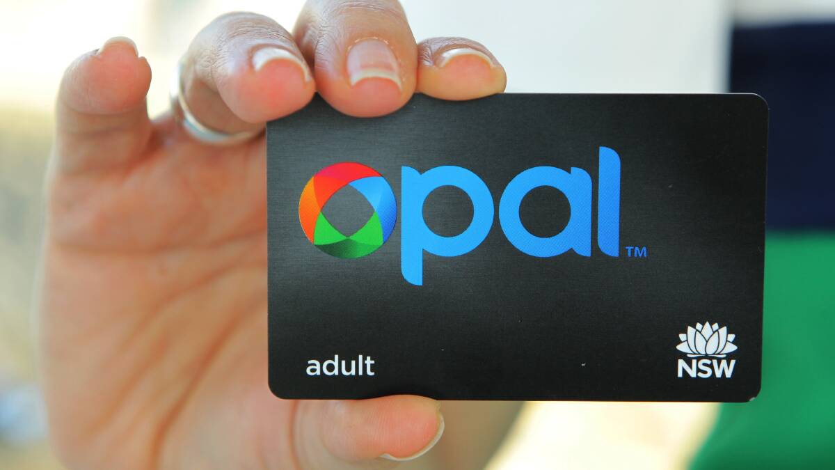 An Opal card being held. File picture 