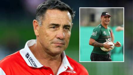Dragons coach Shane Flanagan says the Rabbitohs offer more to worry about than just Latrell Mitchell. Picture Getty Images 